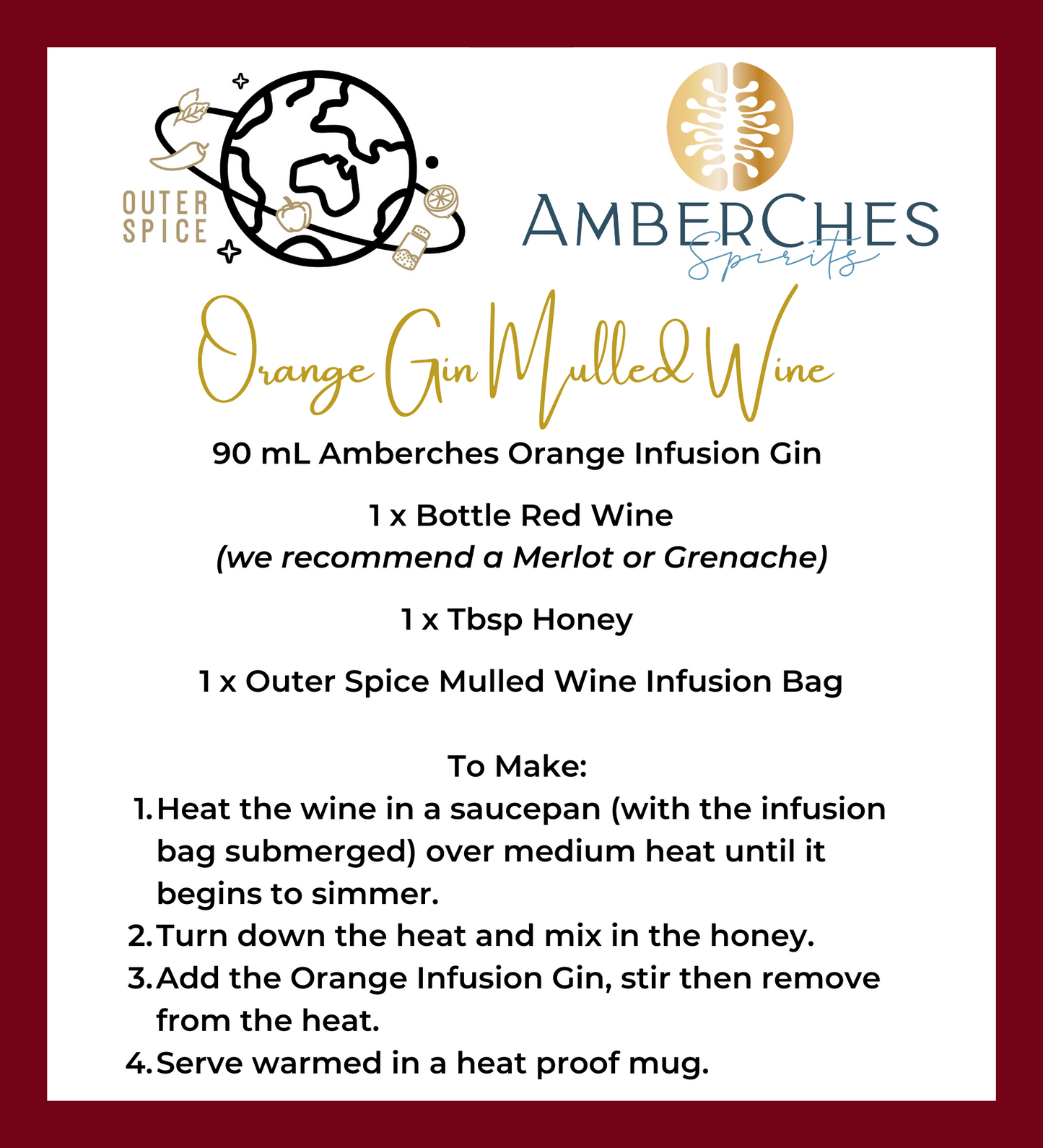 Spiced Mulled Wine Infusion