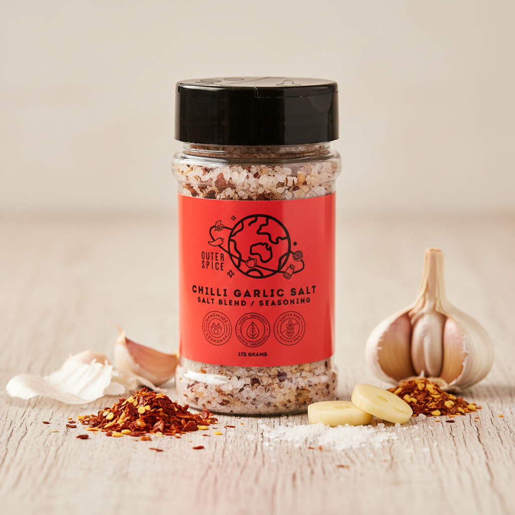 Chilli Garlic Salt – Award-Winning Spicy & Savoury Blend