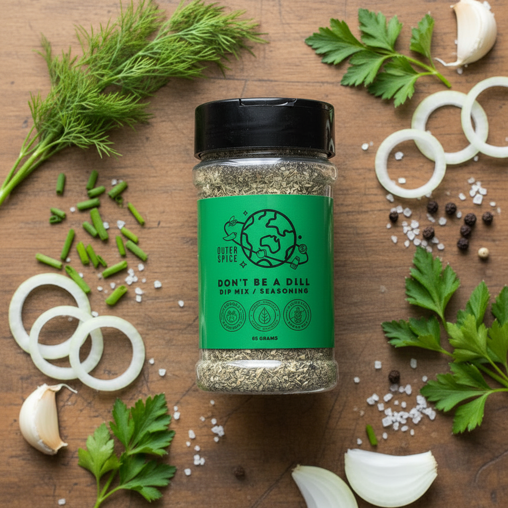 Don't Be a Dill – Zesty Herb Dip & Seasoning Mix